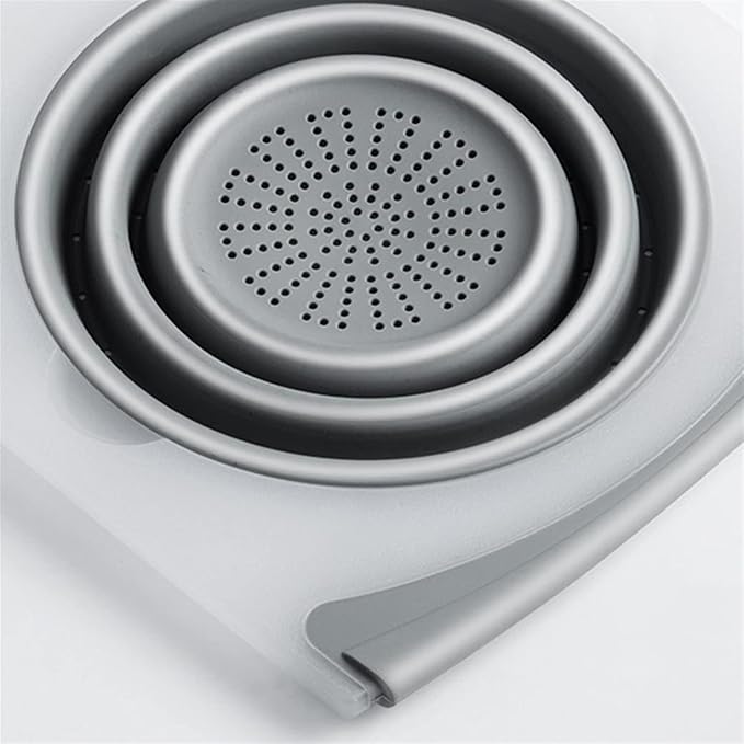 Draining Rack Kitchen Cutting Board Folding Storage Sink Drain Basket Multi Function Tray Filter Chopping Blocks Meat Vegetable Fruit Drainage