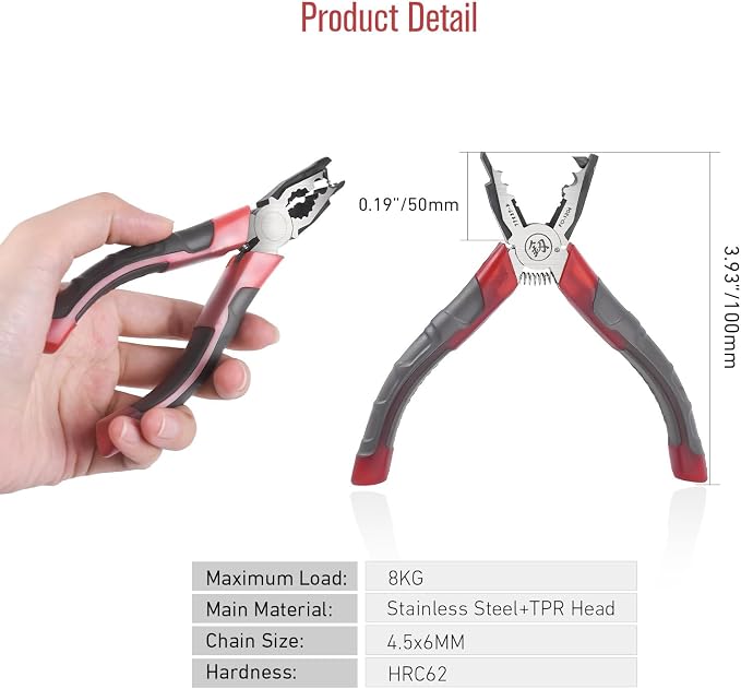 Chain Joining Pliers for #10 Ball Chain, Manual Cutting Joining Plier, Ball Metal Connector Tool Splicing Combination Pliers For Curtain Roller Blind Accessories Connector
