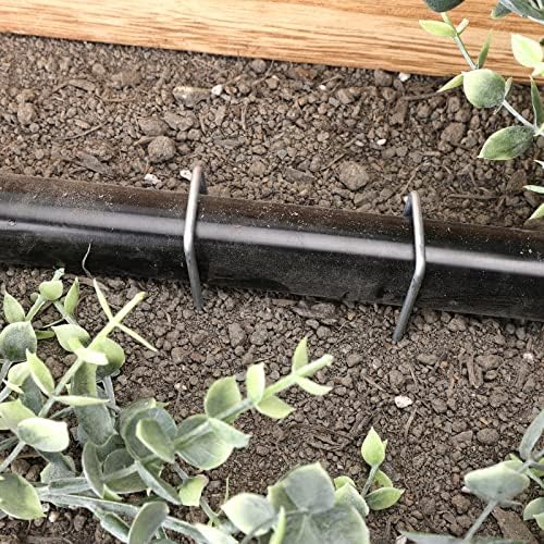 Whonline 560 Pack Landscape Staples 6 Inch, Galvanized Garden Stakes