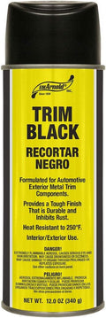 S.M. Arnold Trim Black Multi Purpose Aerosol Spray Paint, 12 Oz. Can, Quick Dry, Durable Finish, Rust Inhibitor, Heat Resistant, Perfect for DIY Projects on Metal, Wood, and Wicker Surfaces