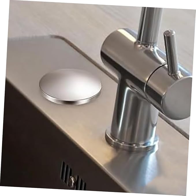 OSALADI 2pcs Kitchen Sink Hole Cover Stylish Tap Hole Stoppers for Modern Kitchens Colors Versatile Faucet