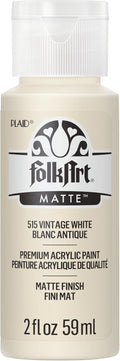 FolkArt Acrylic Paint in Assorted Colors (2 oz), 515, Vintage White