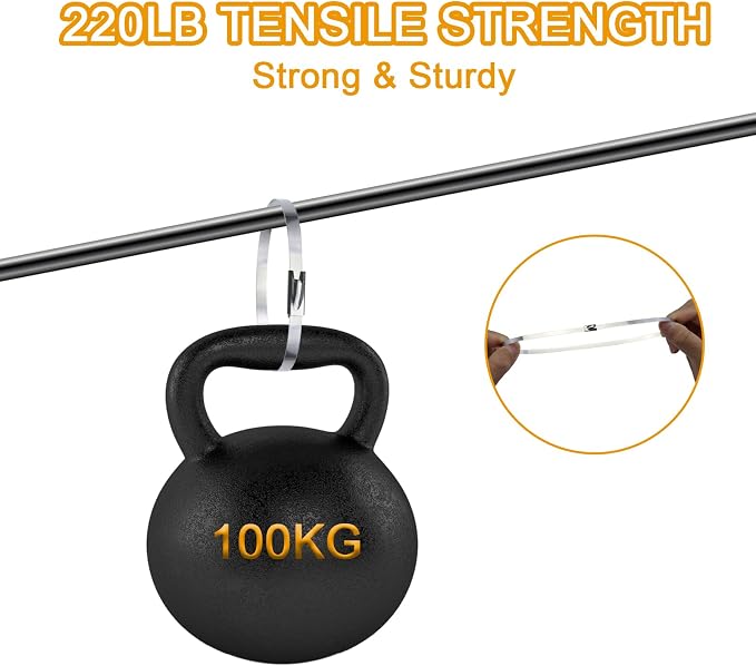 600Pcs Metal Zip Ties Assorted Size 11.8 Inch 304 Stainless Steel Zip Ties Self Locking Heavy Duty 220 Pound Tensile Strength Adjustable Cable Ties for Indoor Outdoor Fence Canopy Workshop