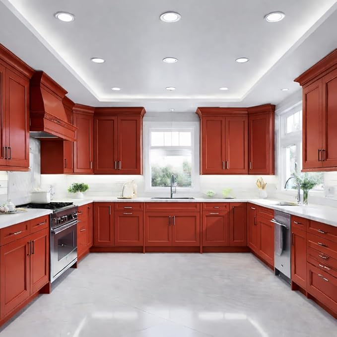 ALL-IN-ONE Paint by Heirloom Traditions, Paprika (Autumn Orange),Quart - Durable cabinet and furniture paint. Built in primer and top coat, no sanding needed. Includes our 30 featured color card.