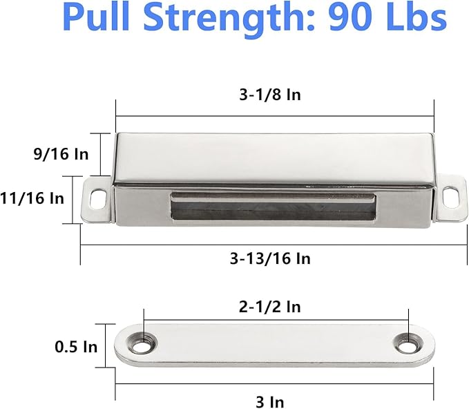 330 LBS Pivot Hinge Set with Magnetic Door Catch for Large & Heavy Wood Doors – HBL’ Hidden Pivot Door Hardware for Bookshelves, Built-in Ball Bearings for Smooth & Quiet Operation.