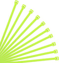 XINGO 10 Inch Cable Zip Ties (500 Pack), 40 Lbs Tensile Strength-Heavy Duty, Self-Locking Nylon Plastic Nylon Wire Ties for indoor and outdoor (Apple Green)
