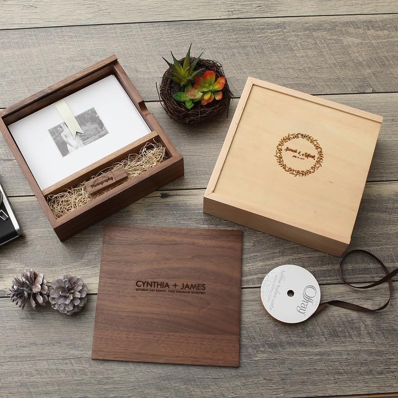 Proflex Walnut Plywood 6pcs, 1/8" x 12” x 12” Real Wood Plywood Sheets Premium “A” Grade with Smooth Sanded Finish, Perfect for Laser Cutting & Engraving, Crafts, and DIY Projects.