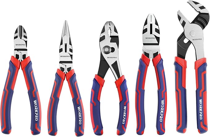 WORKPRO Pliers Set & DURATECH 3-in-1 Aluminum Drum Wrench