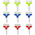 6693241 Ignition Keys, 9 Pack Bobcat D250 Heavy Equipment Key Fits Bobcat Skid Steer Genie JLG Forklift Grove Terex
