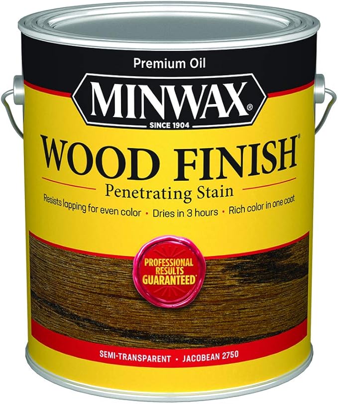 Minwax 710820000 Wood Finish 250 VOC Compliant, Jacobean Stain, Gallon