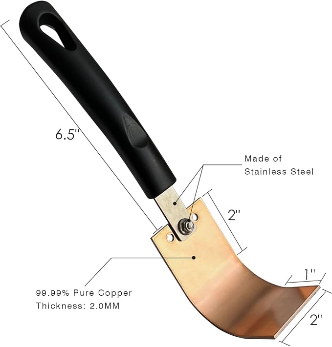 Copper Spoon Welder Backer Tools Welders Helper MIG Spot Welding Equipment with 3 Plate Set, Flat/Angle/Curved Copper Paddle Backer