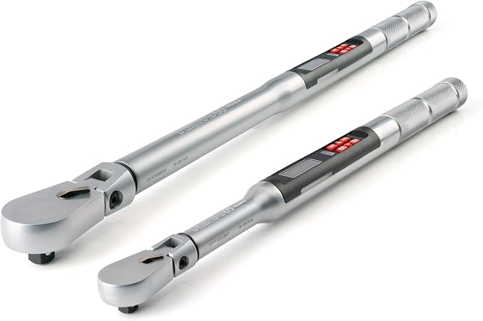 TEKTON 3/8, 1/2 Inch Drive Electronic Torque Wrench Set, 2-Piece | TRQ81122