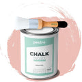 Chalk Paint for Furniture 25 fl.Oz. (750ml) + Special Chalk Paint Brush - Furniture Paint no Sanding or Priming - Chalk Finish Wood Paint - DIY Projects Home Decor & Improvement (ANTIQUE PINK)