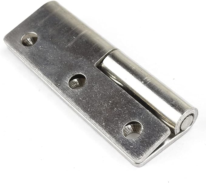 4Pcs 2.5" Detachable Stainless Flag Hinge, Rising Butt Left Handed Lift-Off Hinge