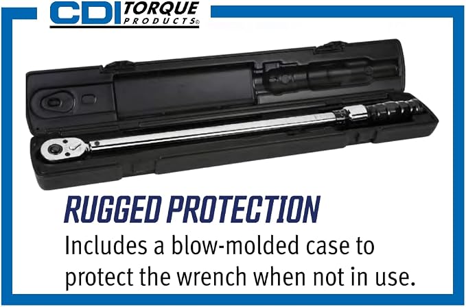 Cdi Torque Wrench,1/2"Dr,20-150 ft.-lb.,19"L 1503MFRPH - 1 Each
