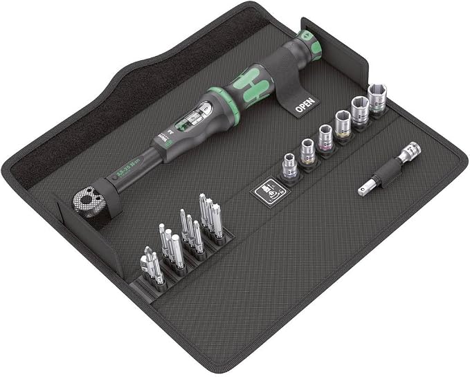 WERA 05130110001 Click-Torque A 6 Set 1, 2.5-25 Nm, 20 Pieces