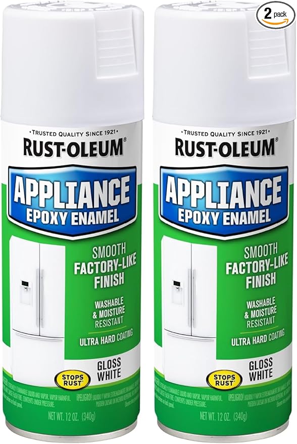 Rust-Oleum 7881830 7881-830 Appliance Epoxy, 12 Ounce , White (Pack of 2)