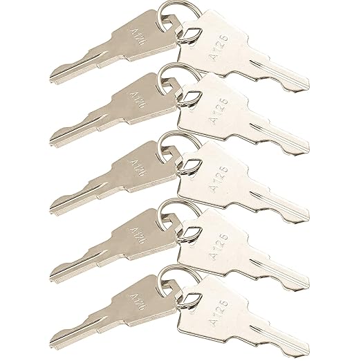 A126 Ignition Keys, 10Pcs A126 Keys Replacement for Linear, Pride, GoGo, Elite, AK-11, MDKP, AKR-1,Pride Mobility Scoote, Compatible ELEDIS Switch Start Key