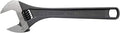 Adjustable Wrench Max Capacity 1 1/2" Black Industrial 12"
