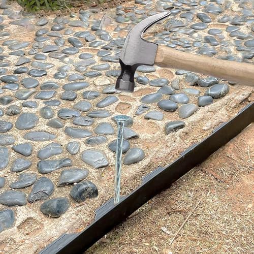 6 Inch 150 Pcs Artificial Turf Stakes Galvanized Spiral Landscape Staples