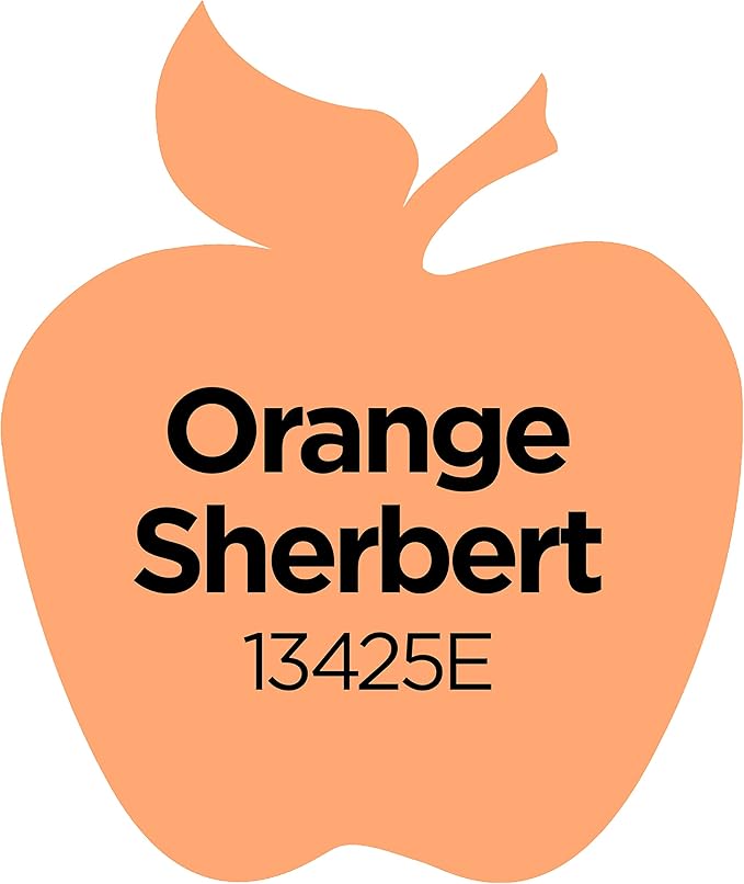 Apple Barrel Acrylic Paint, Orange Sherbert 2 fl oz Classic Matte Acrylic Paint For Easy To Apply DIY Arts And Crafts, Art Supplies With A Matte Finish- Pack of 1