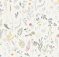 Dimoon 787"x16.1" Floral Peel and Stick Wallpaper Beige Contact Paper Thicken Wallpaper Delicate Flower Waterproof Green Leaf White Self Adhesive Removable Wall Paper Shelf Liner Decal Vinyl Roll