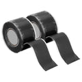 uxcell 2 Pcs Self Fusing Silicone Tape, 1" x 10ft Waterproof Water Leak Sealing Tape for Plumbing Pipe Hose Repair Handles, Black