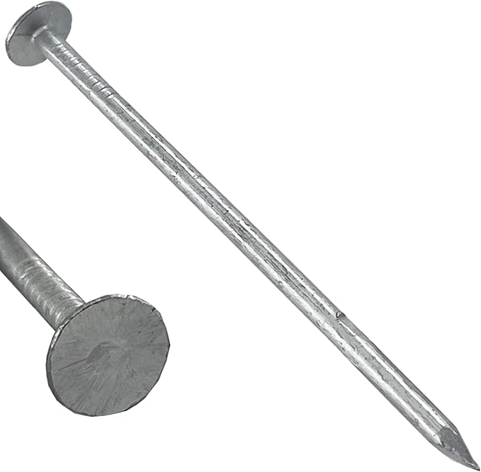 3”- 10d - SMOOTH SHANK ALUMINUM - 8 Gauge - ROOFING SIDING NAILS - Vinyl & Aluminum Siding & Facia Trim Nail – Aluminum metal secure holding Smooth Shank nails – Nail Qty (500)