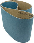Benchmark Abrasives 6 x 48 Inch Sanding Belts with Zirconia Grains, Sand Paper for Metal Grinding, Sanding, Knife Polishing, Surface Blending Belt Sander Paper Belt for Woodworking (2 Pack), 36 Grit