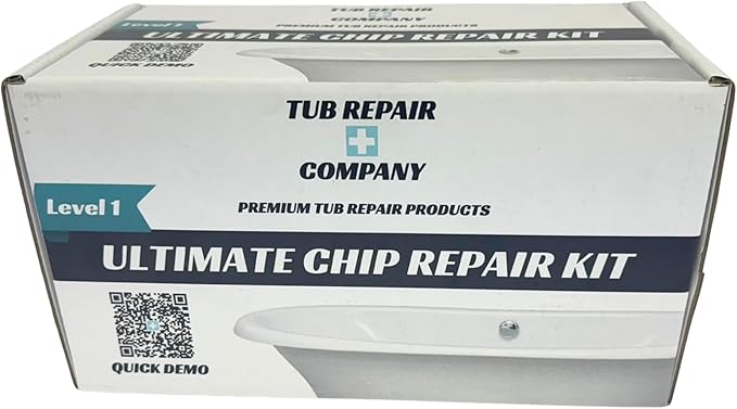 Tub Repair Kit with Color Match, Strong Fiberglass Repair kit, Seamless Small Repairs to Holes Cracks and Chips