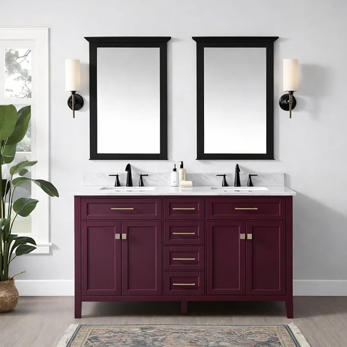 ALL-IN-ONE Paint by Heirloom Traditions, Kings Robe (Rich Purple), Quart - Durable cabinet and furniture paint. Built in primer and top coat, no sanding needed. Includes our 30 featured color card.