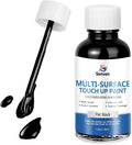 Black Paint Touch Up Paint Pen Acrylic Flat Black Touch Up Pen for Metal,Wood,Wall,Door,Cabinets,Furniture, Appliance,Refrigerators, Acrylic, Enamel (Flat Stain, 30ML) Quick-Dry, Non-Toxic