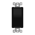 ENERLITES 4-Way Decorator Paddle Rocker Light Switch, Clamp Down Wiring, Gloss Finish, Grounding Screw, Residential Grade, 15A 120V/277V, UL Listed, 94150-BK, Black