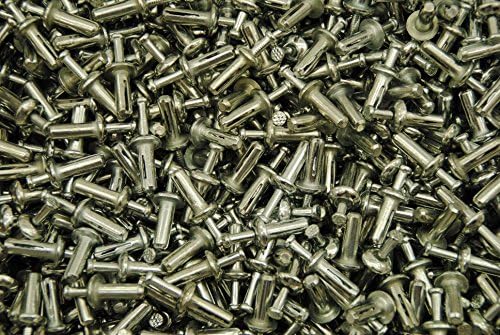 (200) Mushroom Head 1/4 x 3/4 Hammer Drive Pin Anchors Nail-in Hammer-in Rivet