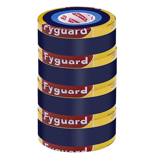4 Rolls Blue Painters Tape, 1Inch x 55 Yards - Multi-Surface Masking Tape for Wall Painting & DIY Home Use
