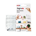 Sugru Silicone Super Glue - Waterproof All-Purpose Wall Putty + Moldable Glue for Crafting + DIY Home Improvement - Removable + Kid-Safe - Indoor/Outdoor Use - 3 Pack - White (3.5g/ea)