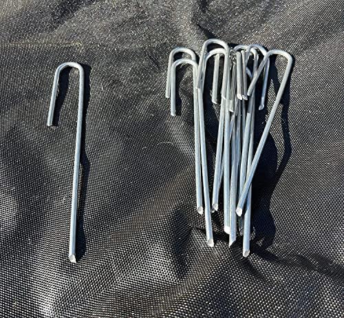 Sandbaggy 1000-Pack DRIP TUBING Stakes Landscape Staples | 5 inch Length - 11 Gauge Heavy Duty | Drip Anchors | Landscape Pins | Garden Lawn Nails | Designed to Hold Drip Tubing Up to 1/2" Diameter