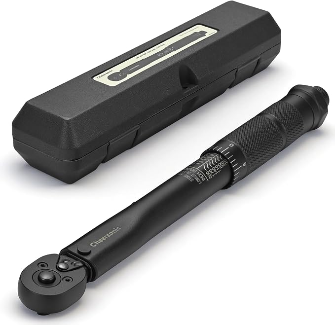 1/4 Torque Wrench 20-200 in-lb, Inch Pound Click Torque Wrench | Reinforced Steel Gears, Quick-Release Head, Non-Blurry Laser Markings, 98% Efficiency Patent, Pro Cr-V for Bike & Gunsmithing