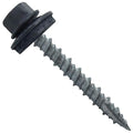 10 x 1-1/2" FAB. Charcoal Metal Roofing Screws - Hex Washer Head- Self-Starting/Tapping - EPDM Washer. 1 x 250 Count Bag - 250 Screws