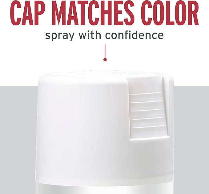 Rust-Oleum 7797830-6PK Stops Rust Spray Paint, 12 oz, Semi-Gloss White, 6 Pack