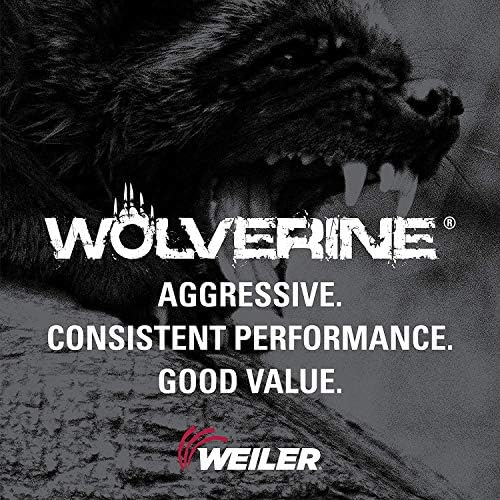 Weiler 56080 4-Inch Cutting Wheel, Wolverine AO Steel/Metal Fast Cut, Value Cutting, 0.035" A60T Type 1 3/8" Arbor (Pack of 25)