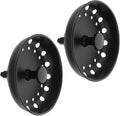 Homoyoyo 2pcs Metal Sink Drain Strainer Stopper Kitchen Sink Filter for Hair and Food Debris Easy to Install and Remove