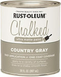 Rustoleum 285141 30 Oz Country Gray Chalked Ultra Matte Paint