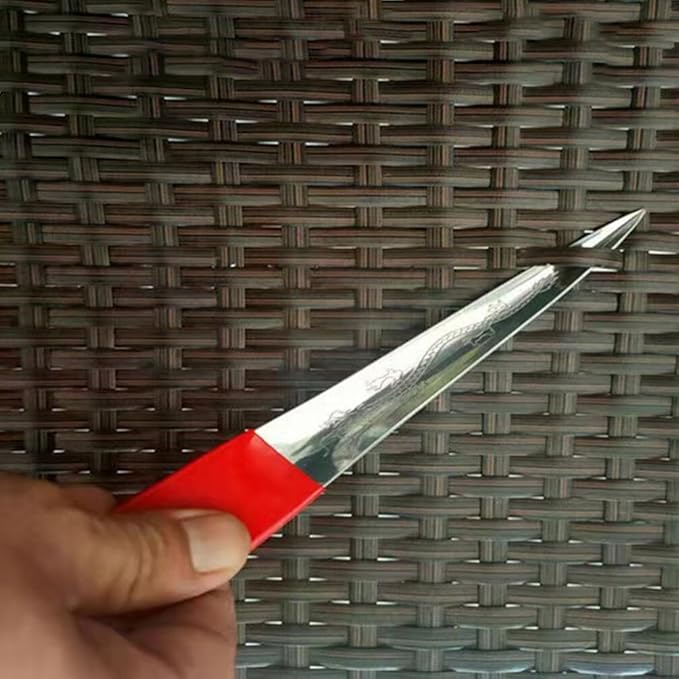 Operitacx 1 Set of Wicker Weaving Tool Metal Prying Tool Wicker Repair Patio Rattan Prying Basket Repair