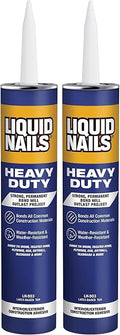 Liquid Nails Construction Adhesive, Pack of 2 | Heavy Duty | 10 oz