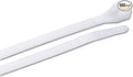 Gardner Bender 46-315 DoubleLock Cable Tie, 14 inch, 75 lb, Electrical Wire and Cord Management, Nylon Zip Tie, 100 Pk, Natural White