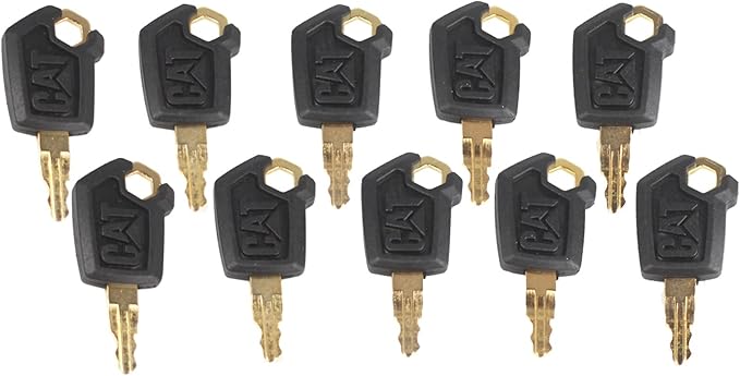 Cat Keys Replacement for Cater-Pillar Heavy Equipment 5P8500 (Pack of 10)