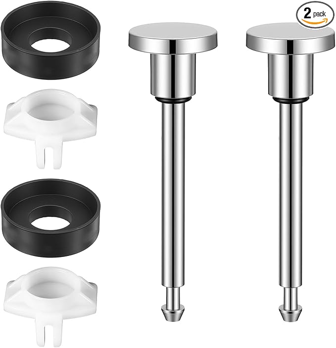2 Set Tub Spout Diverter Repair Kit, Diverter Tub Spout, Including 2 Diverter Valve Stems 2 Seals and 2 Diverter Gates, Shower Diverter for Bathroom Shower Bathtub Leaky Faucet Repair Replacement Part