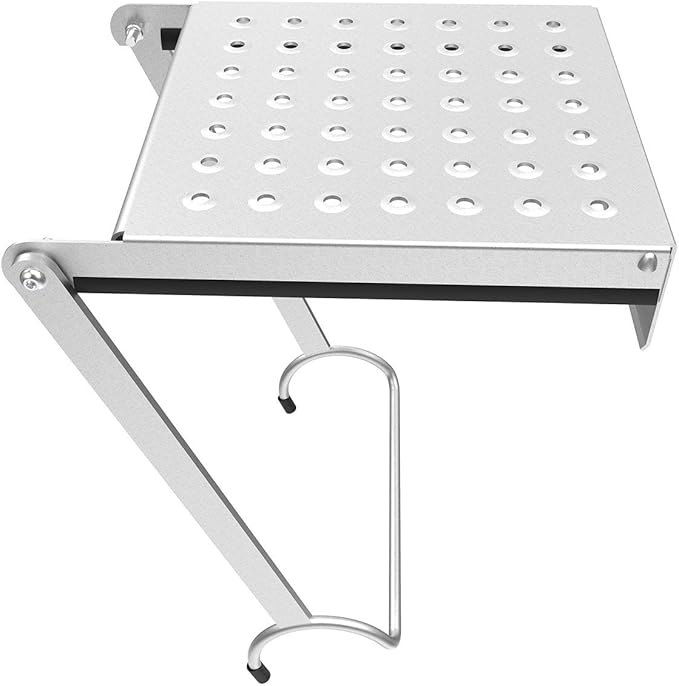 Little Giant Ladders Velocity (15426-001) with Wheels and Little Giant Ladder Systems Work Platform (10104)