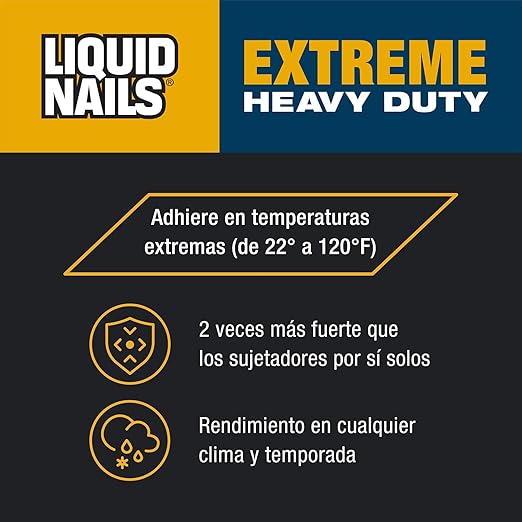 Liquid Nails - 414607 LN-907 Extreme Heavy Duty Construction Adhesive (LN-907) 10 oz
